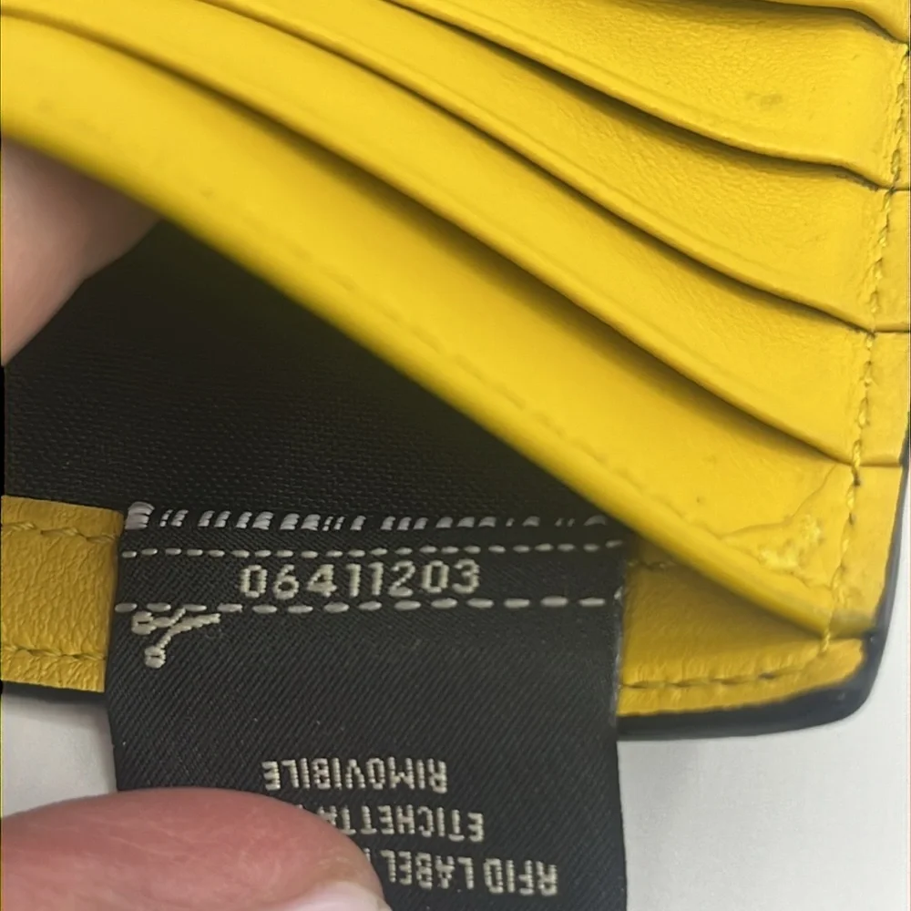 Fendi Geometric Camouflage Wallet